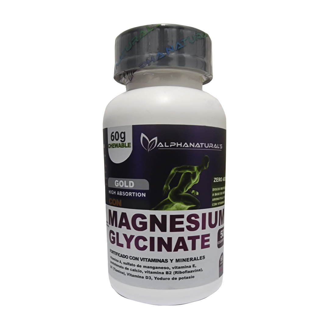 Miniatura 3 de GLICINATO DE MAGNESIO masticable X 60